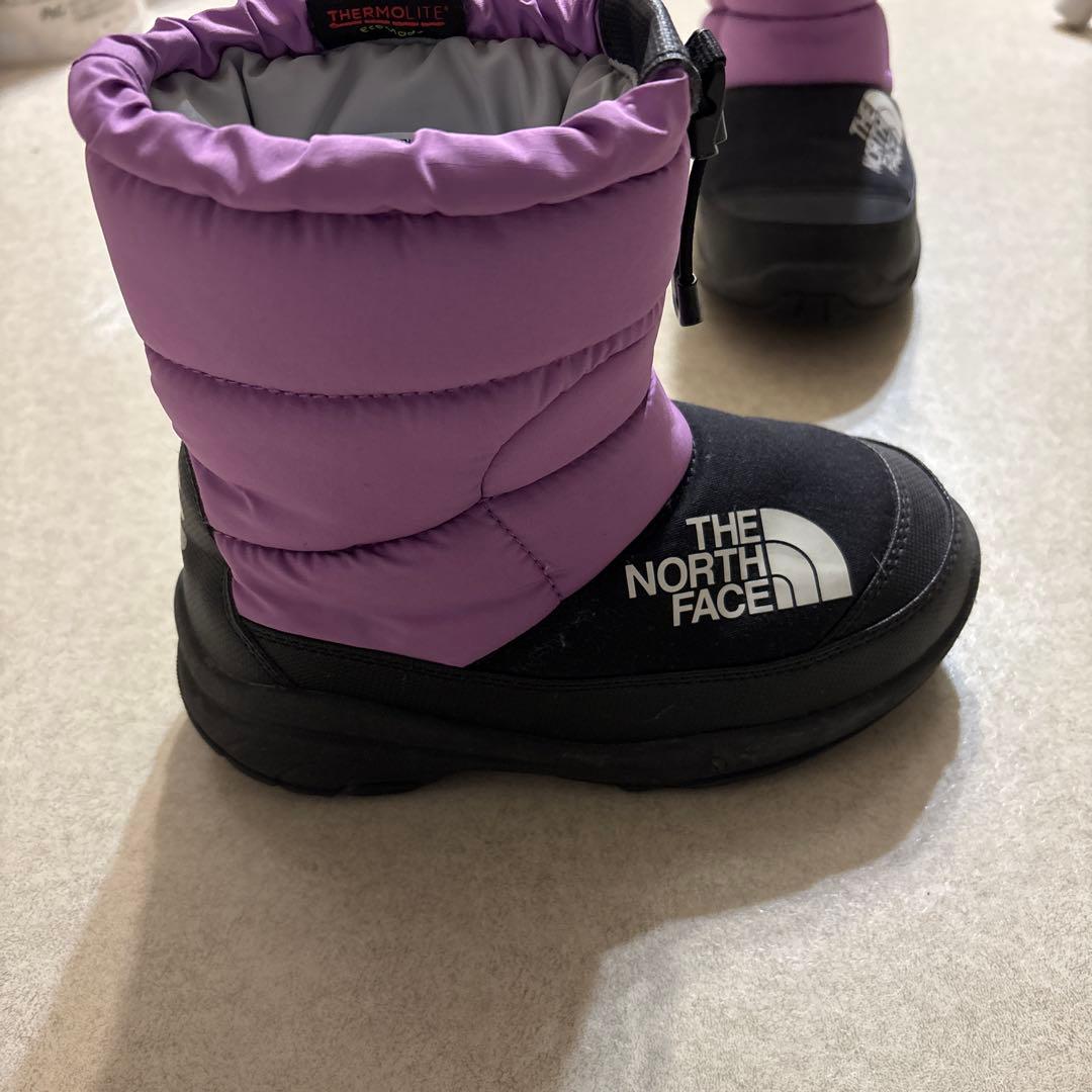 THE NORTH FACE 子ども用ウィンターブーツ 紫　20センチ