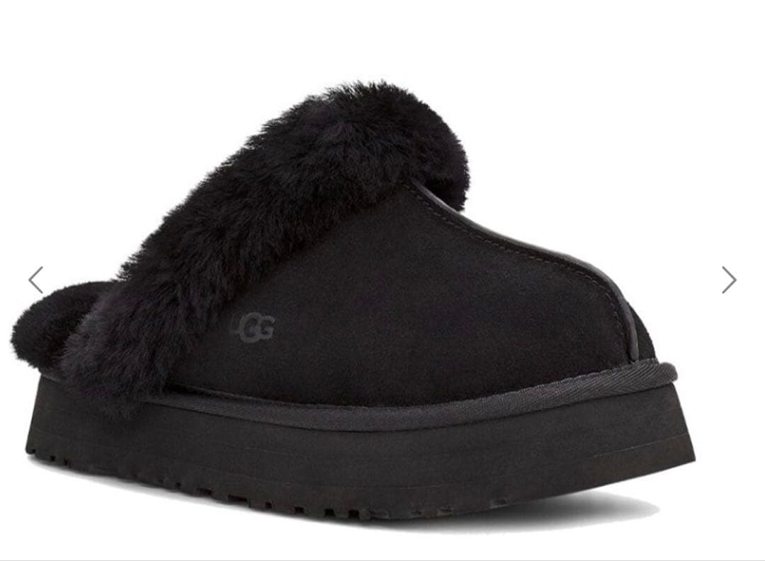 UGG アグ ディスケット ブラック 25cm USA8サイズ