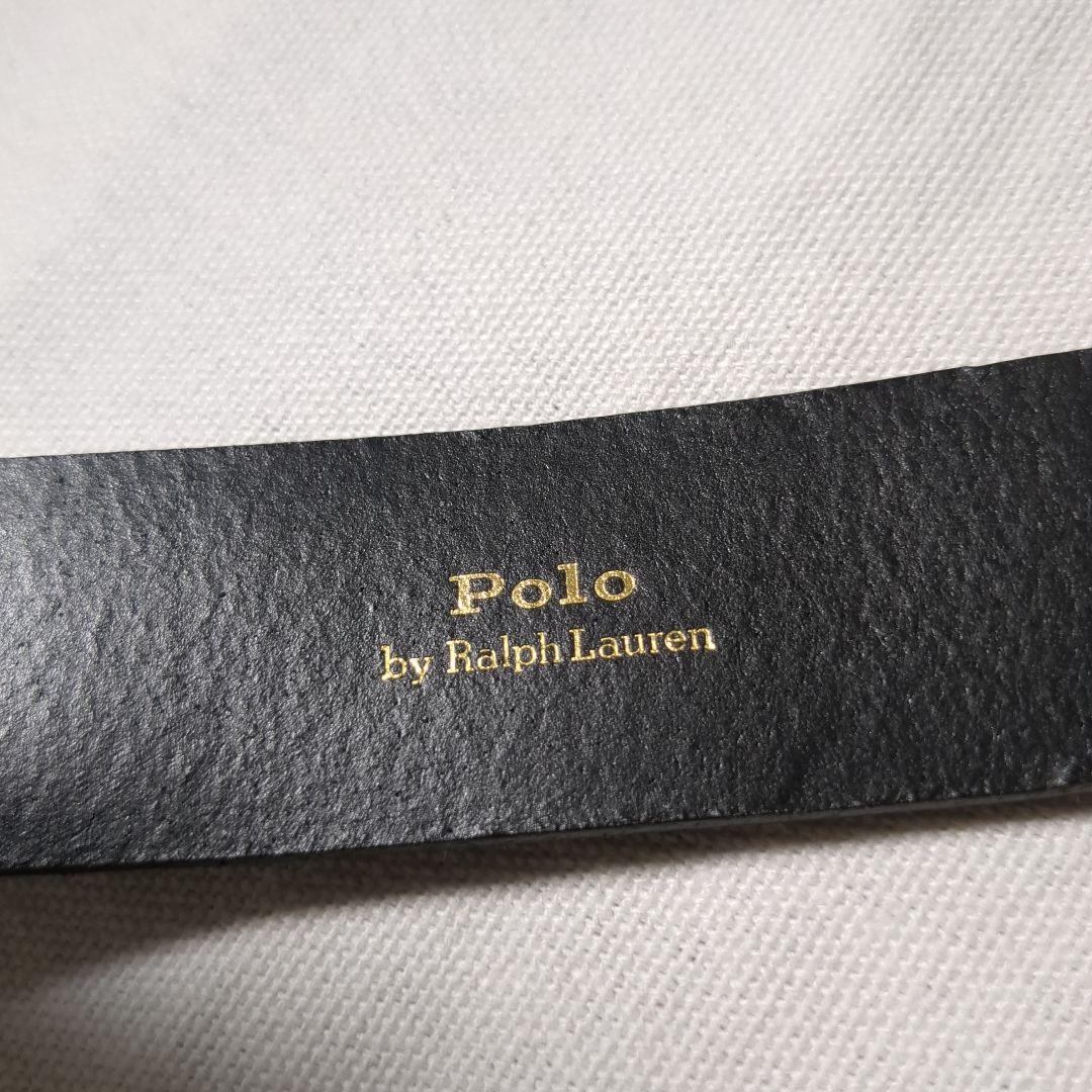 新品 POLO RALPH LAUREN オーバルバックル カーフスキン ベルト