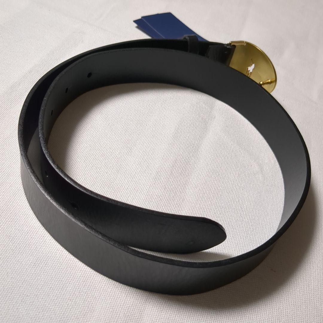 新品 POLO RALPH LAUREN オーバルバックル カーフスキン ベルト