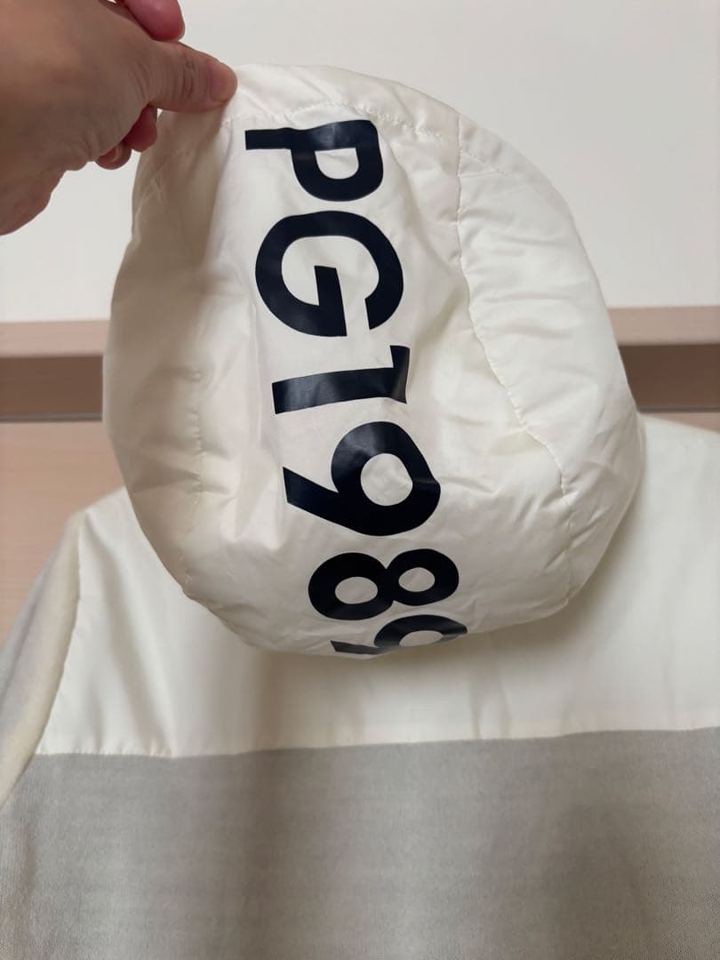 美品／パーリーゲイツ　裏地付きハーフジップ　レディースニットパーカー