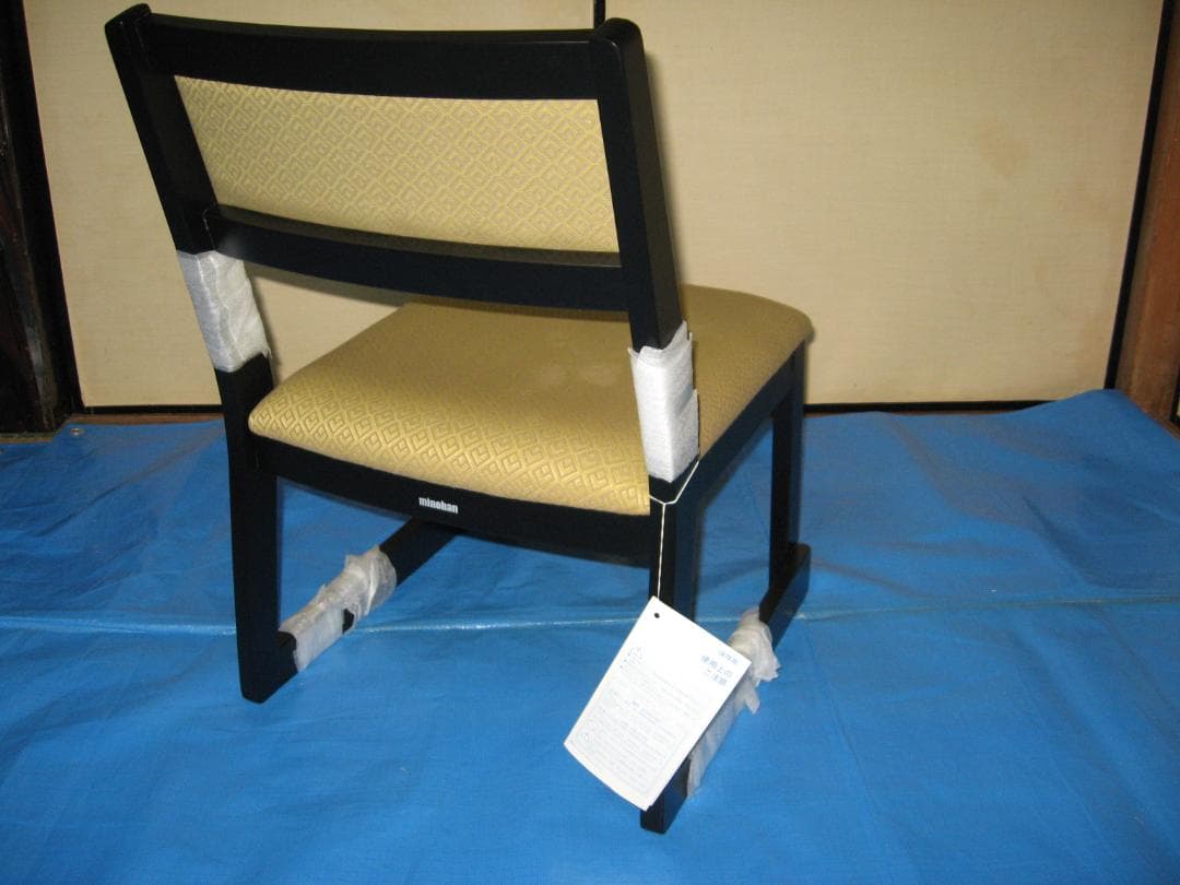 満月さん専用 低座椅子 古紋(未使用品)12脚 黒木目和机 4台 セット