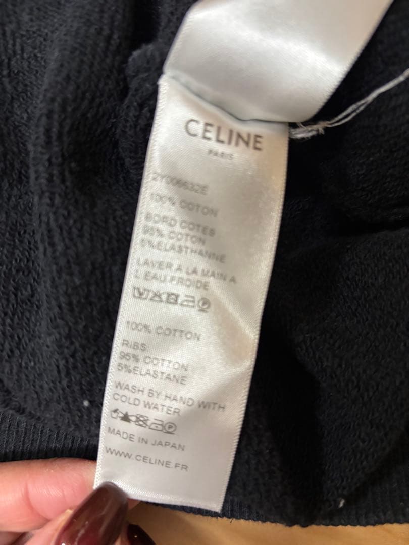 【値下げ】CELINE パーカー M ブラック レディース セリーヌ