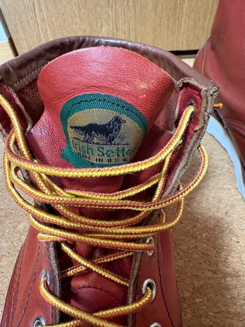 [期間限定出品]レッドウィング　赤茶　26㎝ 半円犬タグ　アイリッシュセッター