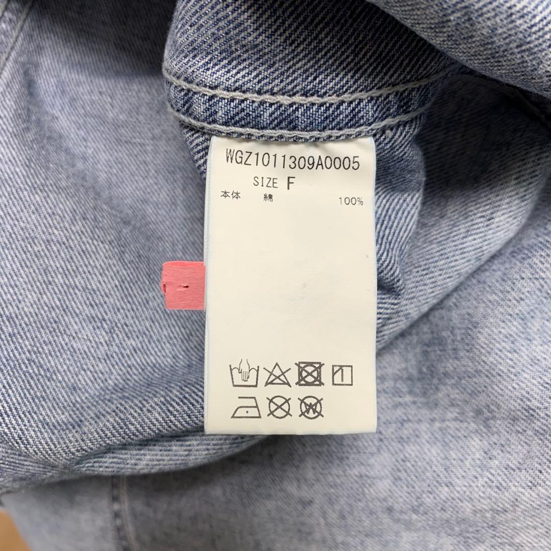 Whim Gazetteウィムガゼット/11ozケミカルデニムシャツワンピース