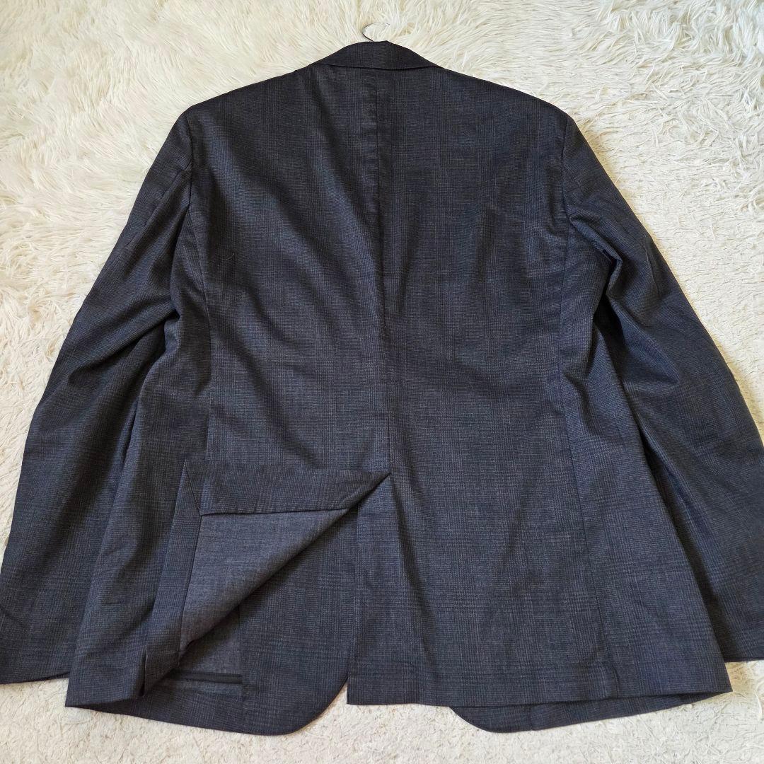 美品 ユナイテッドアローズ TORAY スーツ リネン混 サイズL 濃紺