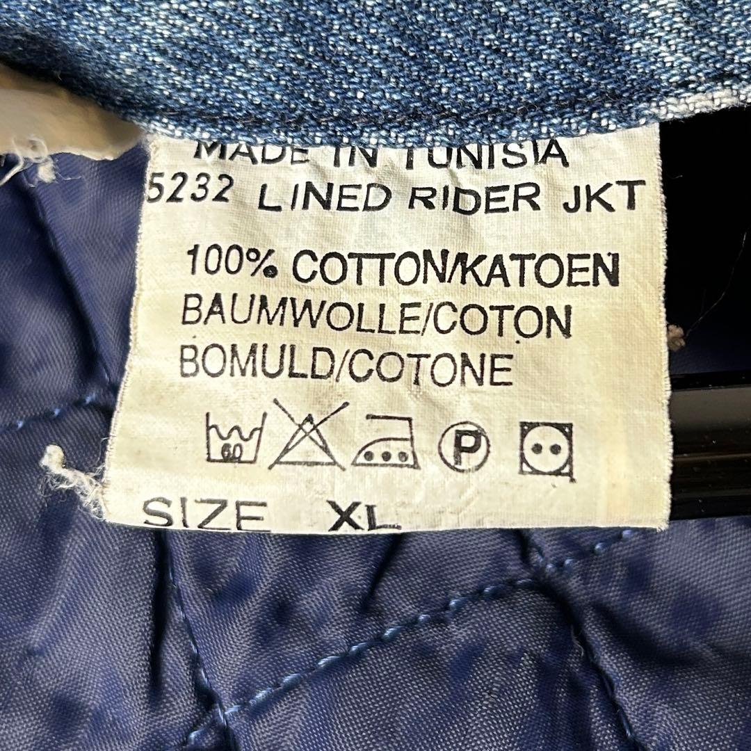 90s Lee 中綿入り デニムジャケット ライナージャケット XLユーロ古着