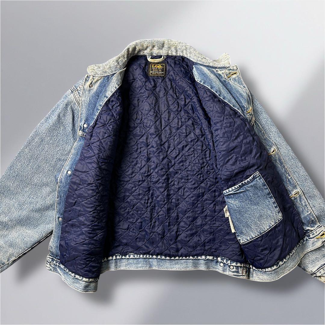90s Lee 中綿入り デニムジャケット ライナージャケット XLユーロ古着