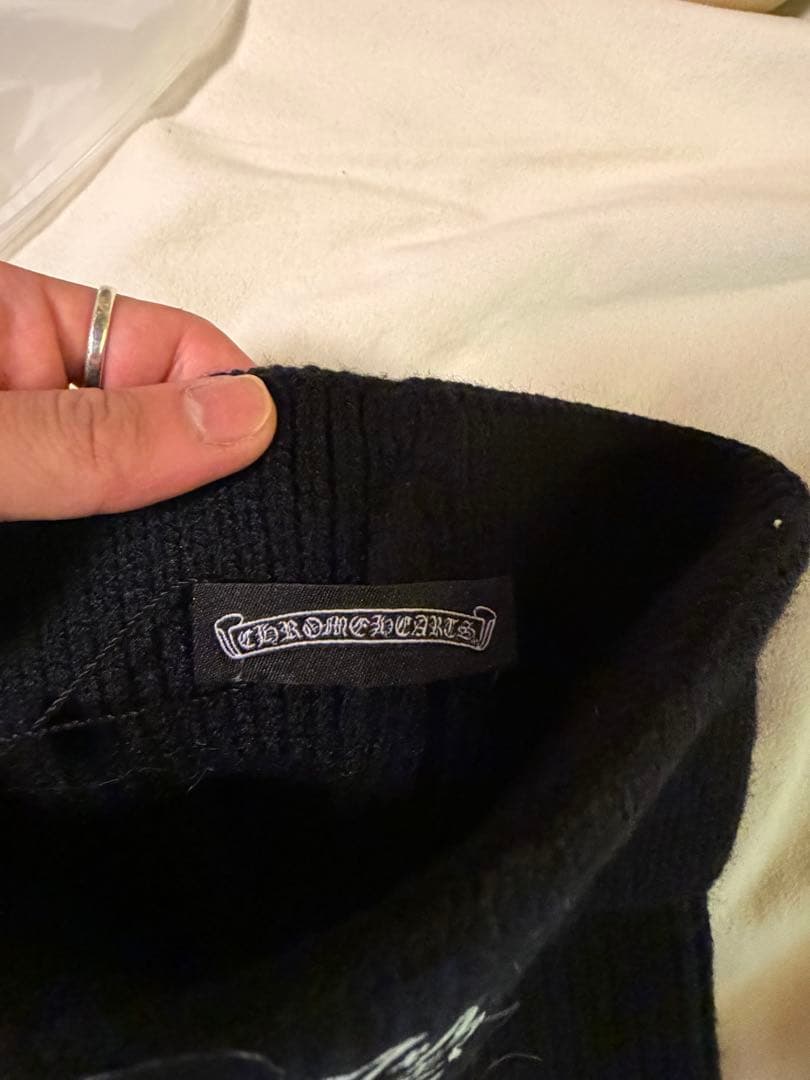 Chrome Hearts 黒 ビーニー