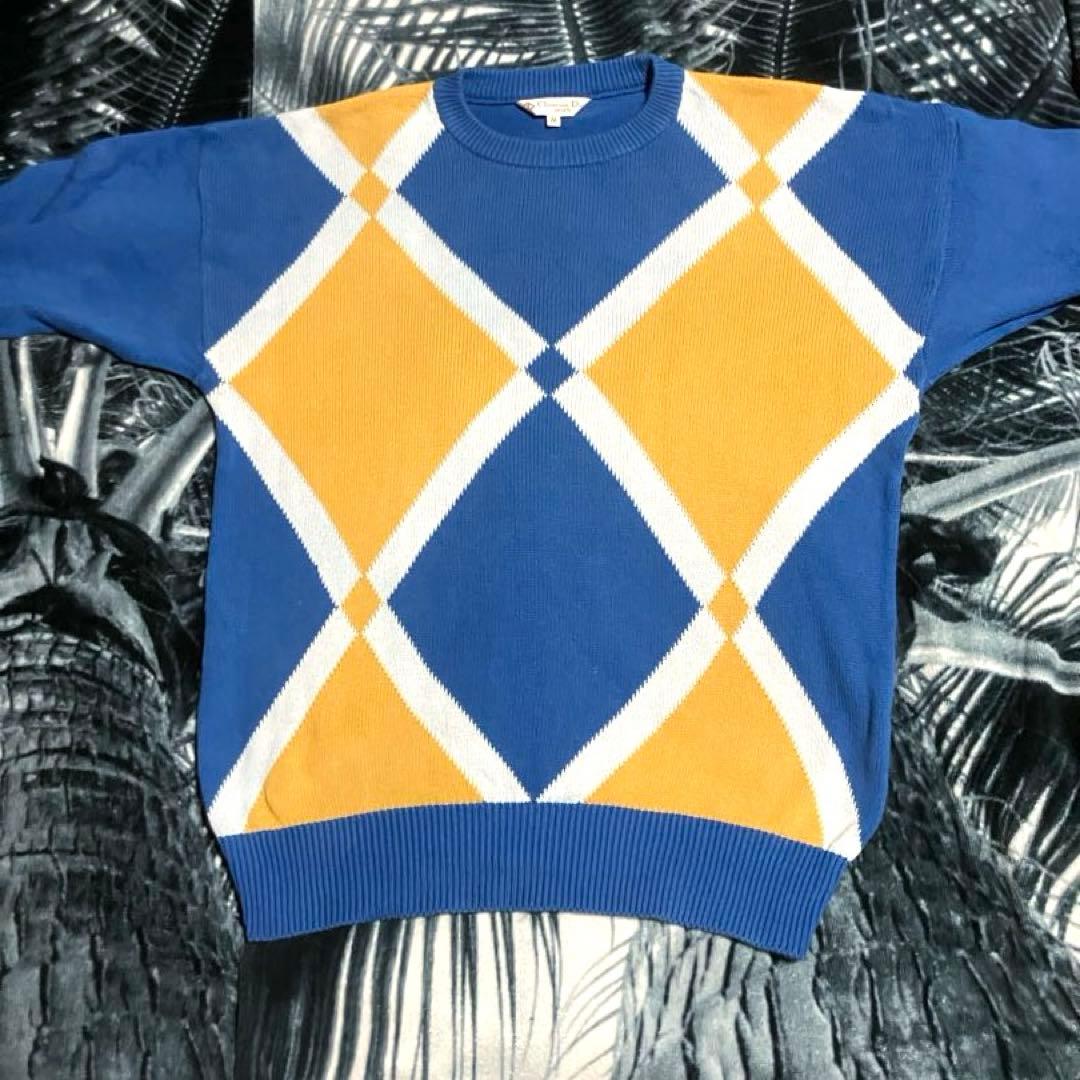 90s ヴィンテージ Christian Doir ディオール コットンニット