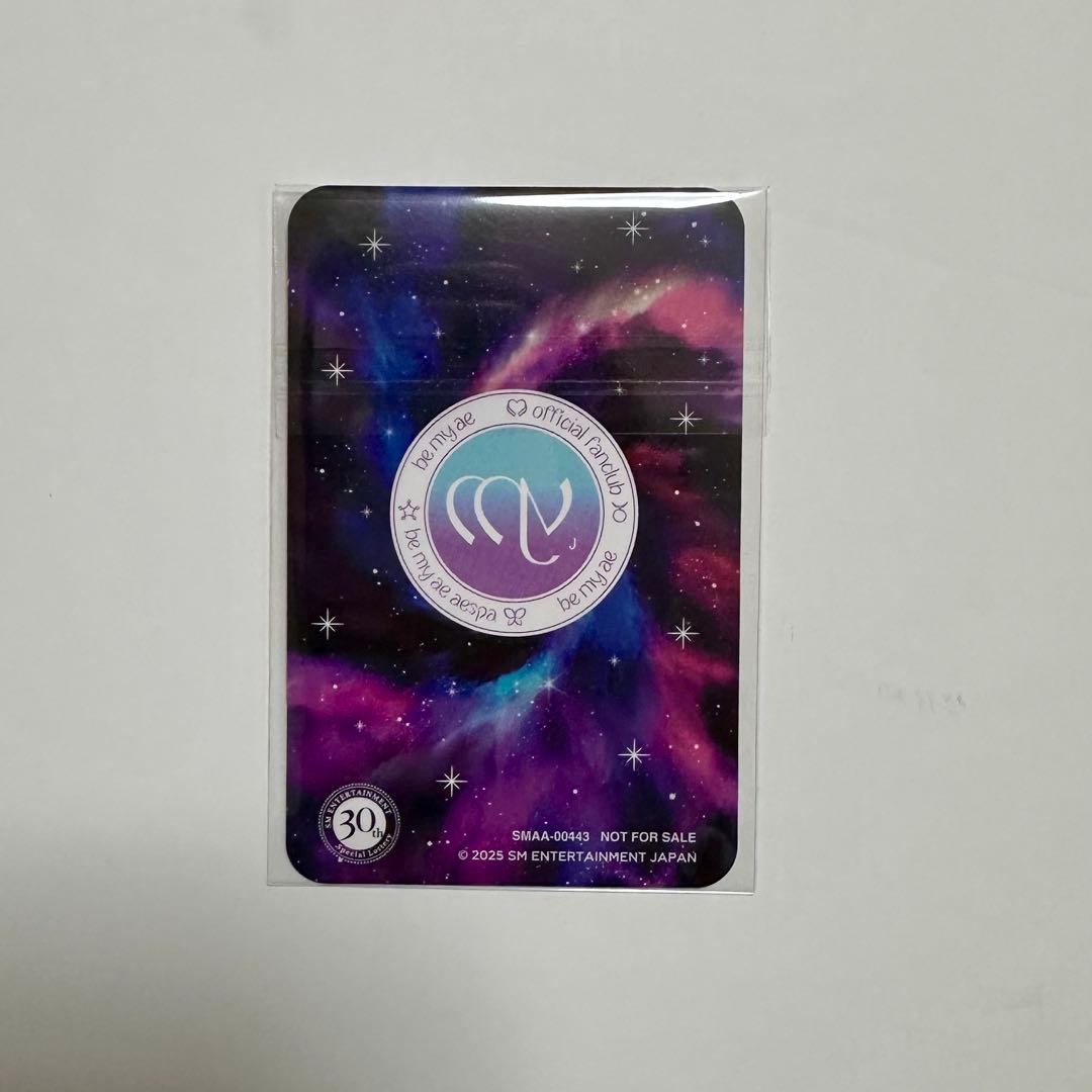 SM ENTERTAINMENT 30周年 トレカ 抽選 限定 カリナ
