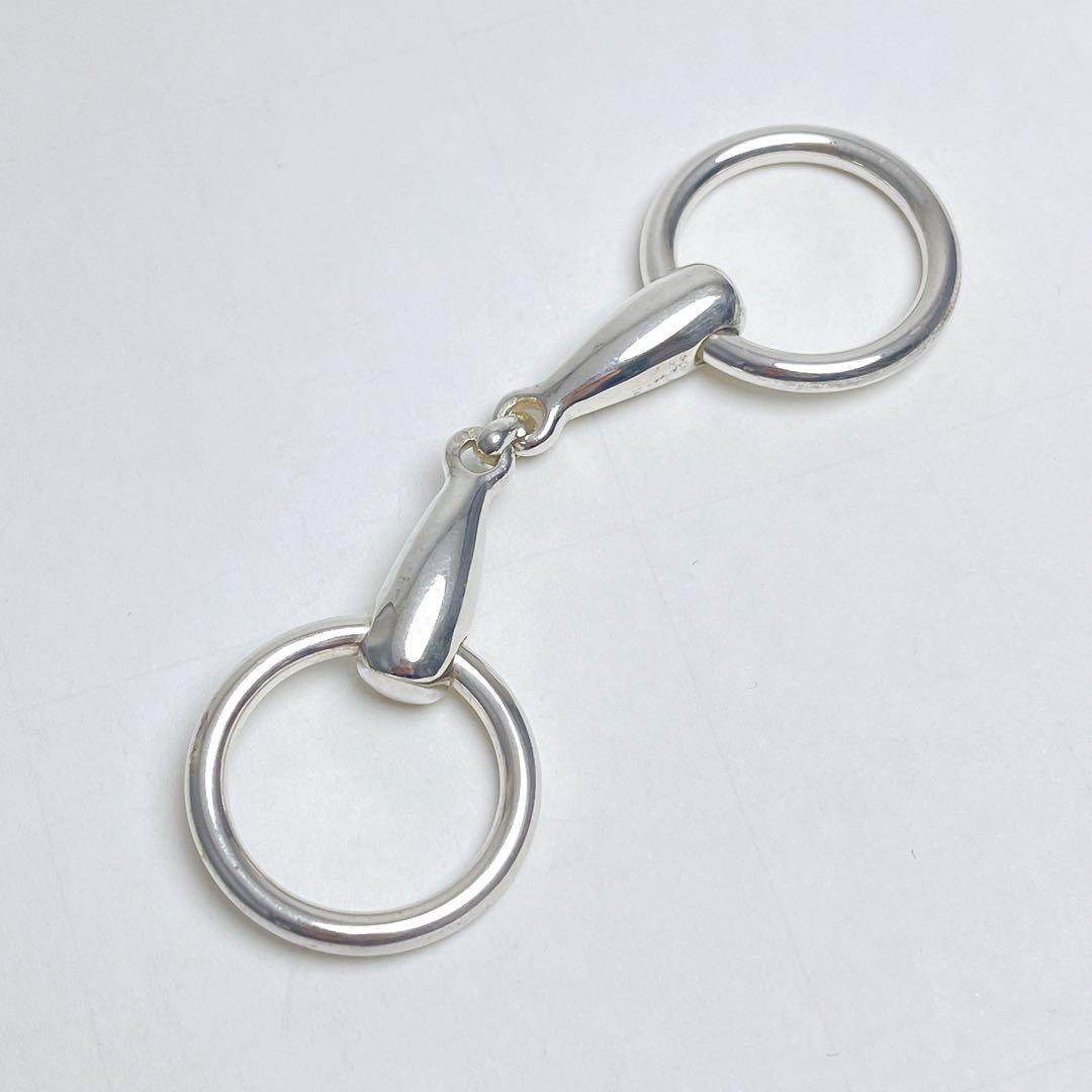 エルメス　ヴィンテージ　ホースビット　キーリング　925 ミネルヴァ刻印