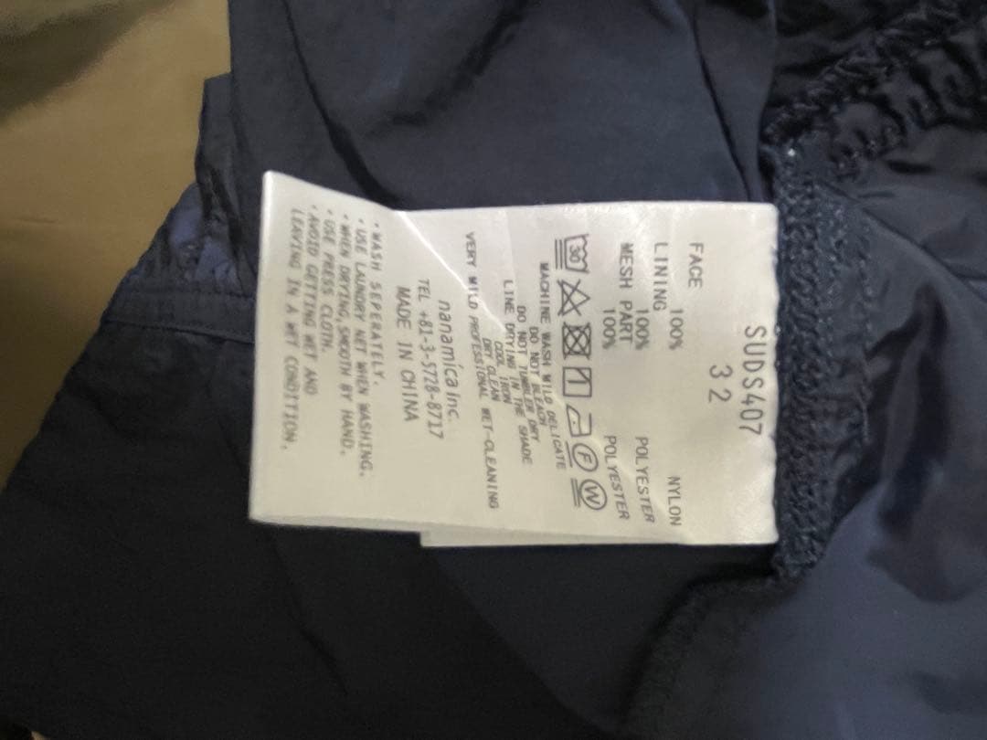 nanamica Wind Shorts SUDS407 サイズ32 ナナミカ