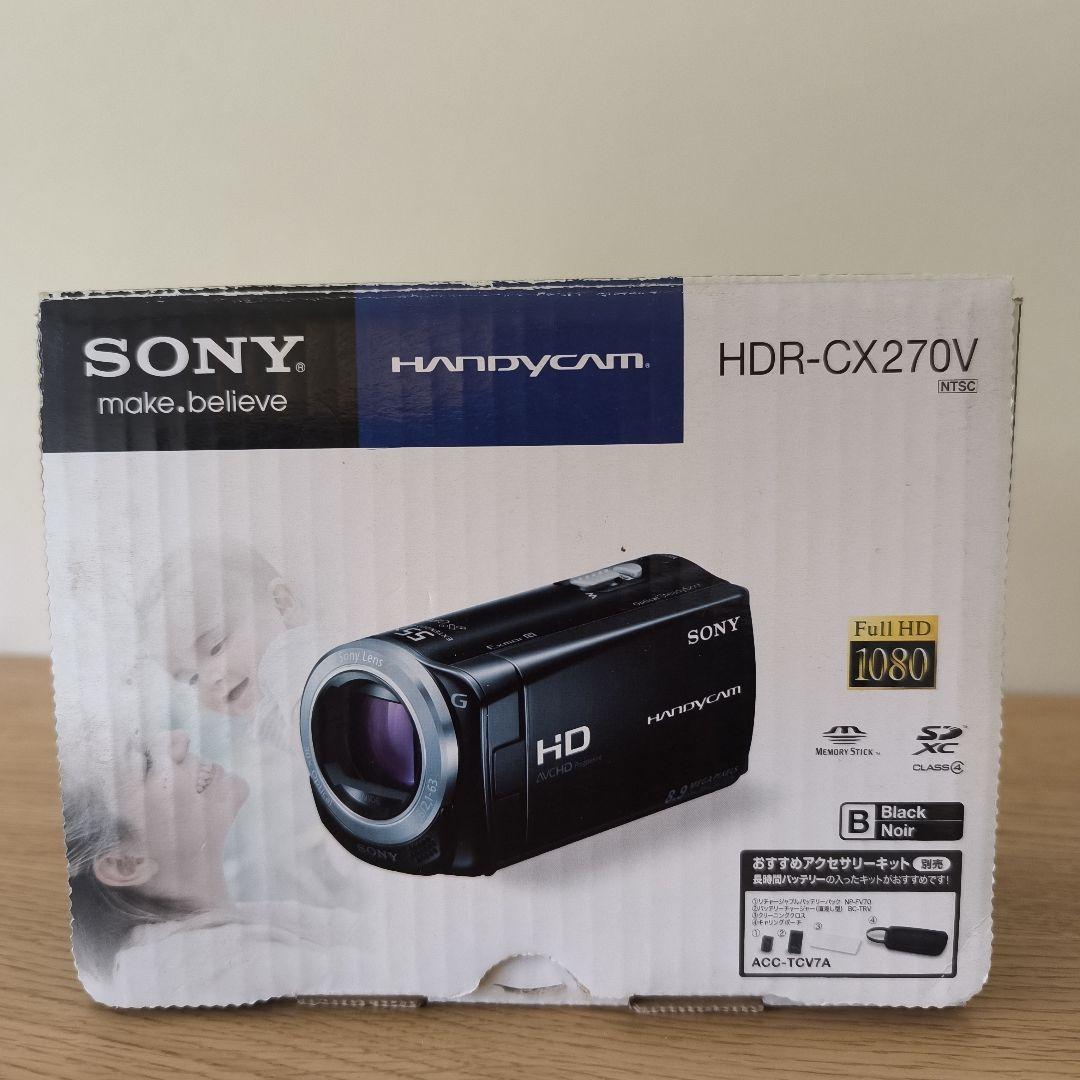 【値下げ】SONY HDR-CX270V　ブラック　デジタルビデオカメラ