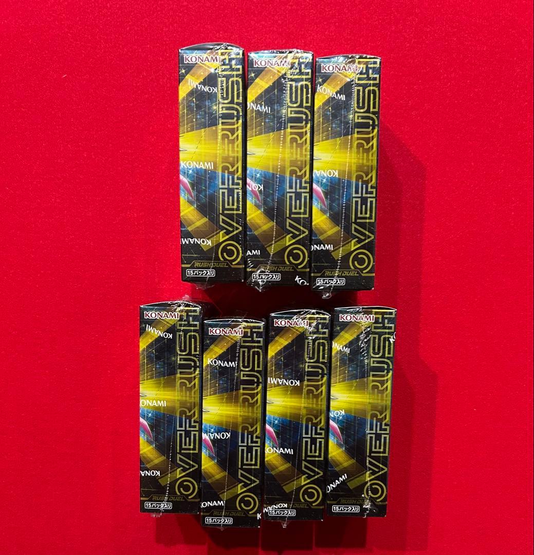 遊戯王　ラッシュデュエル　オーバーラッシュパック2 シュリンク付き 7ボックス