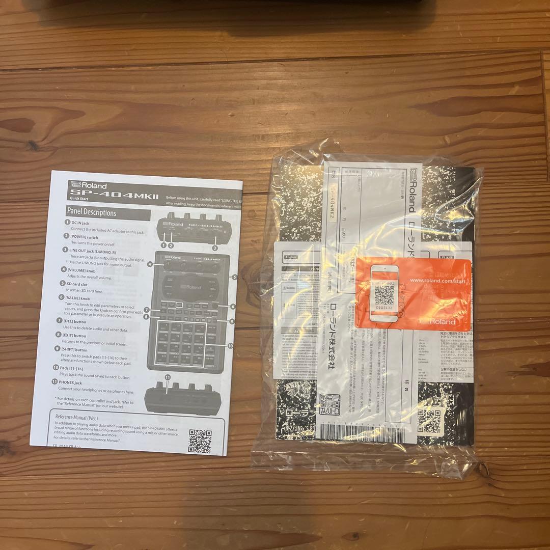 Roland SP-404MKII サンプラー 付属品豊富