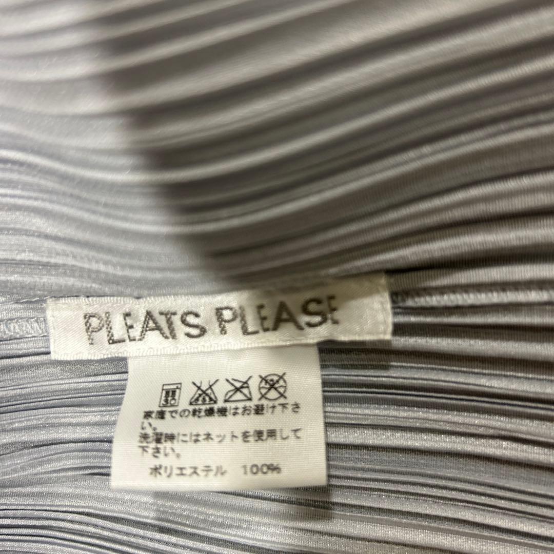⭐️プリーツプリーズベーシックアイスグレートップス極美品⭐️