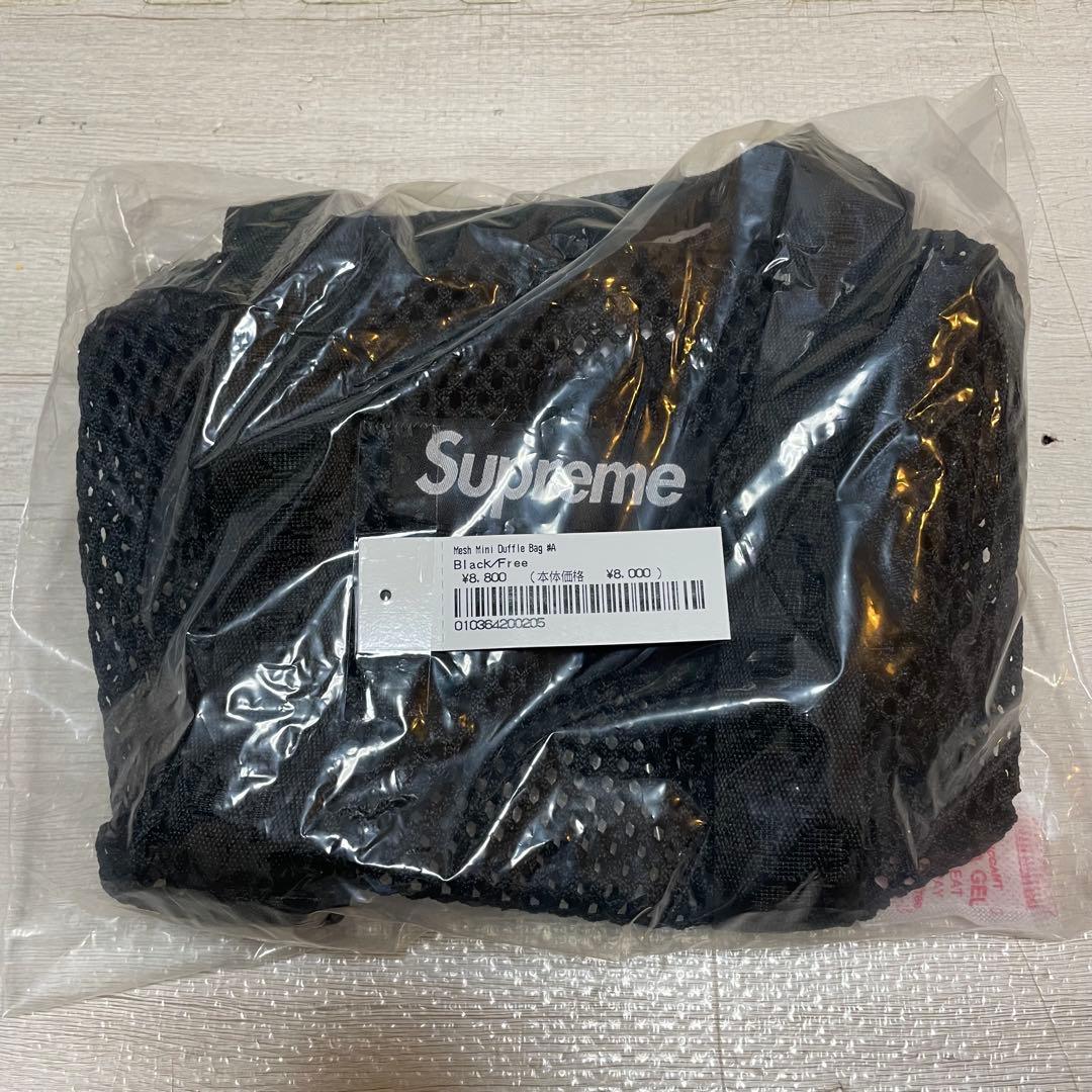 バッグ Supreme Mesh Mini Duffle Bag Black