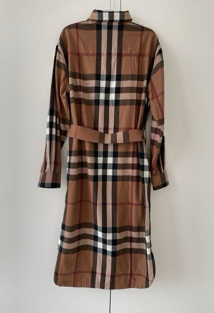 BURBERRY バーバリー 長袖 チェック　 シャツ　ワンピース　ノバチェック