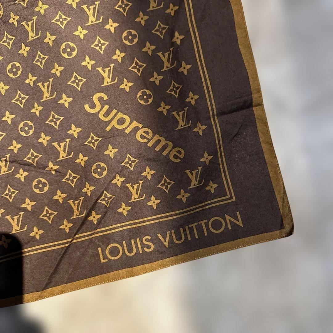 Louis Vuitton ✖️ supreme バンダナ ハンカチ 正規品