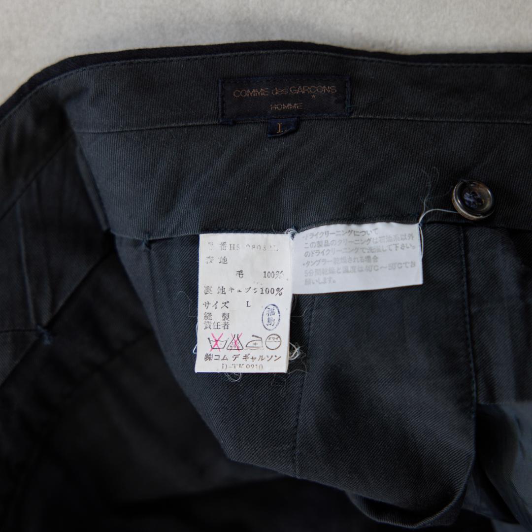 80s 本人期 COMME des GARCONS HOMME ウールスラックス
