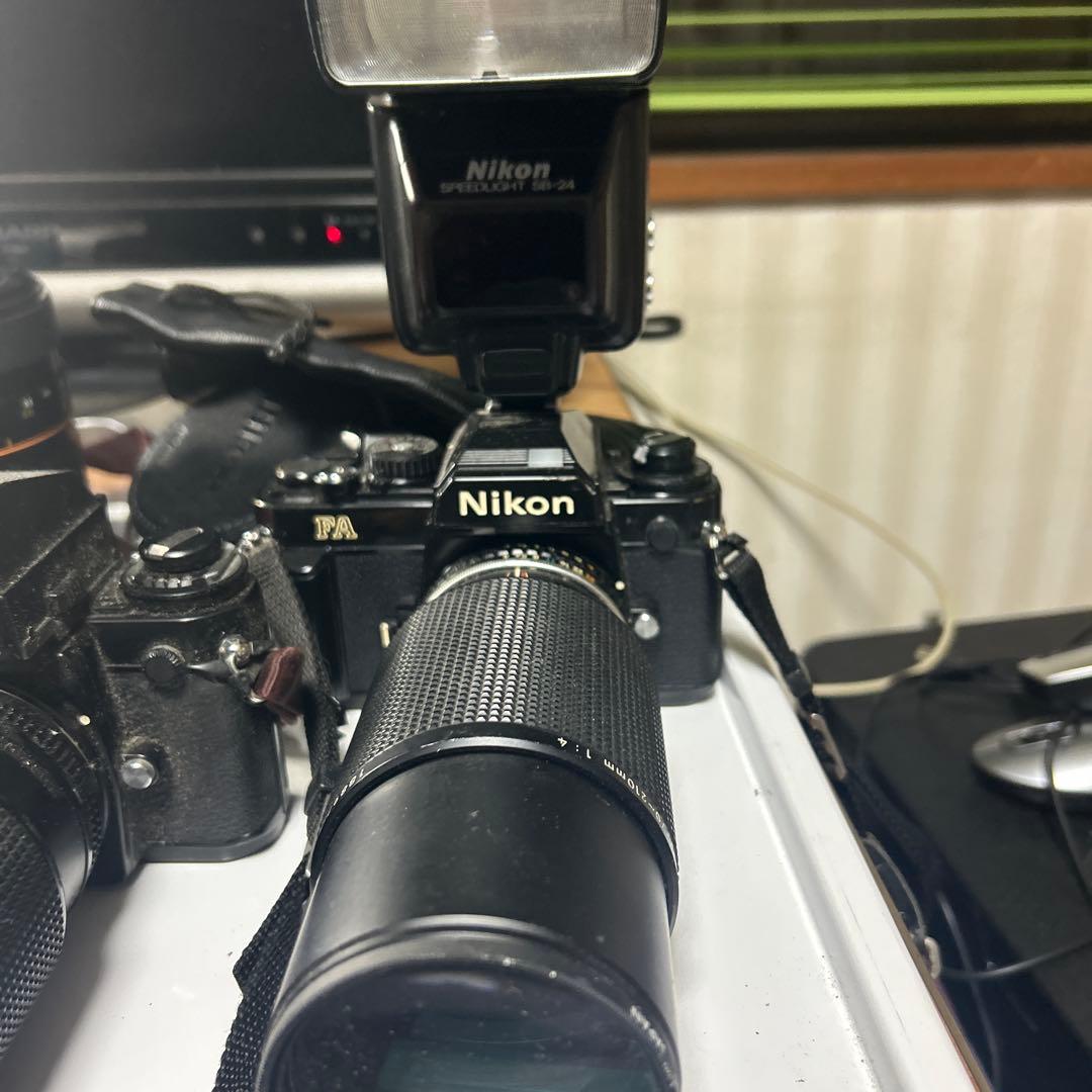 NikonF3.FA2台とその他レンズ他部品おまとめ中古品