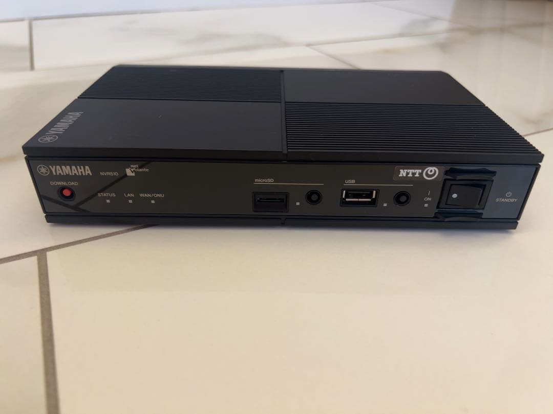 台付 ヤマハ ギガアクセスVoIPルーター NVR510