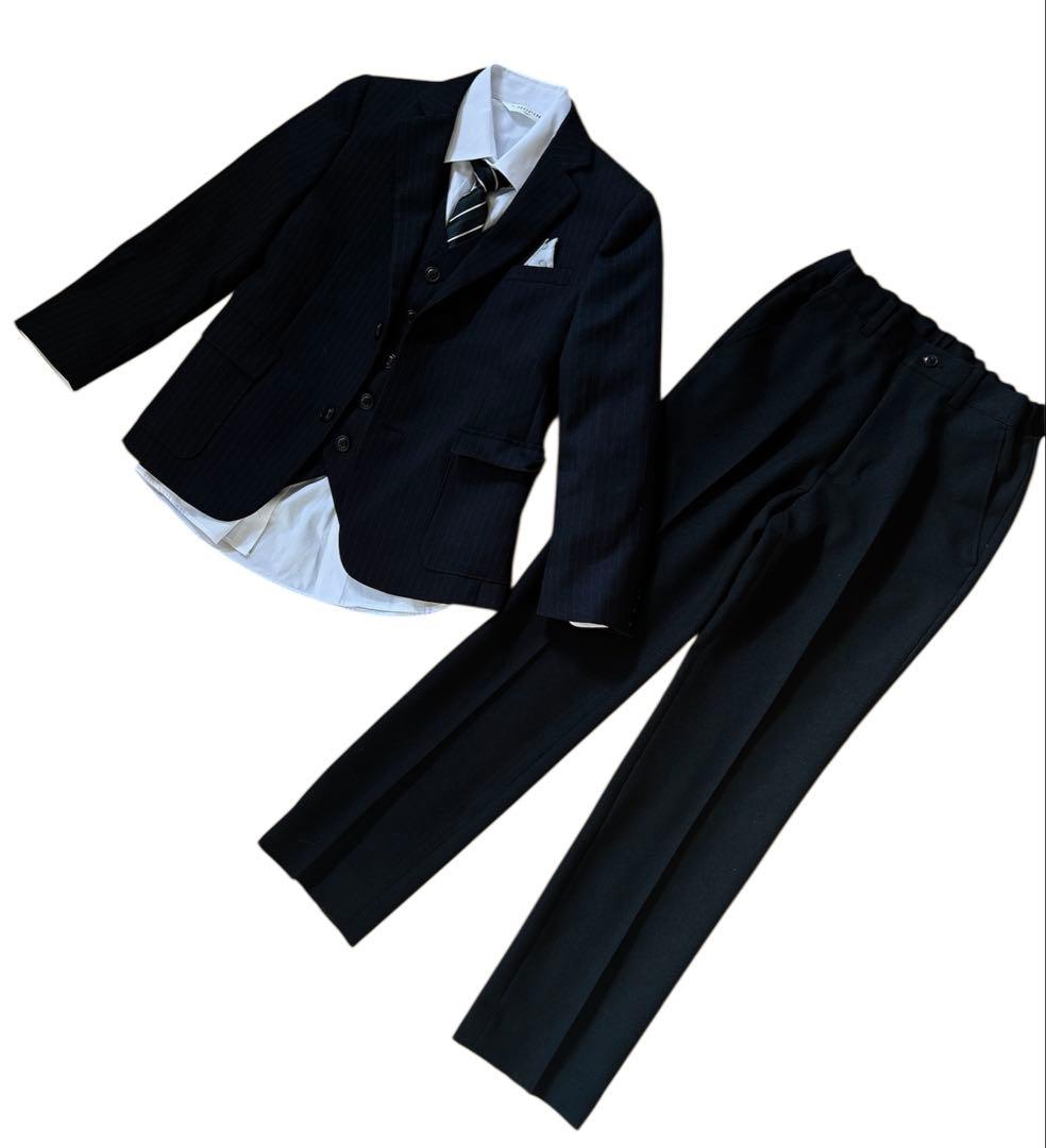 美品ショパン CHOPIN スリーピース キッズフォーマル 5点セットアップ