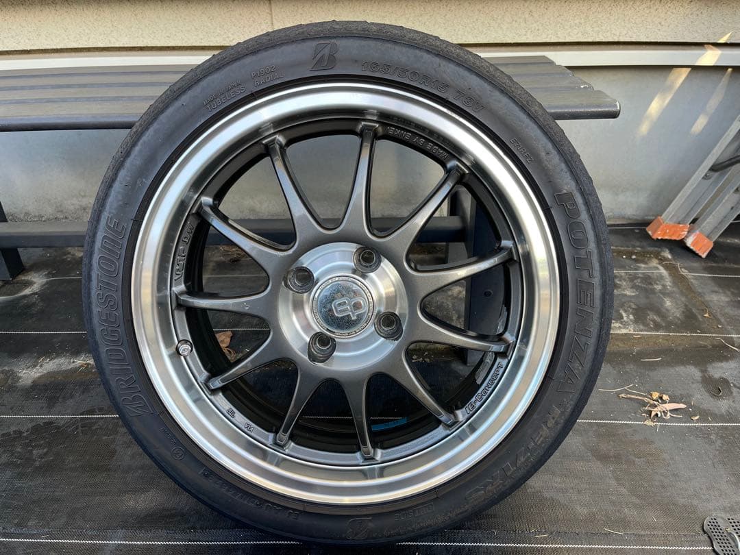 ENKEI EP-01 5.5J-15＋41 100 4H 2本セット①