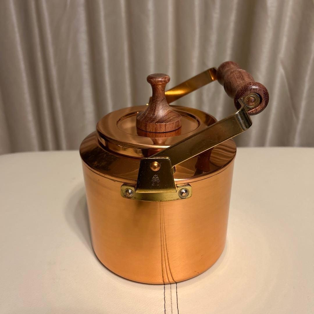 MORICO カナディアンケトル 銅製やかん 木製ハンドル 森井金属 新品未使用