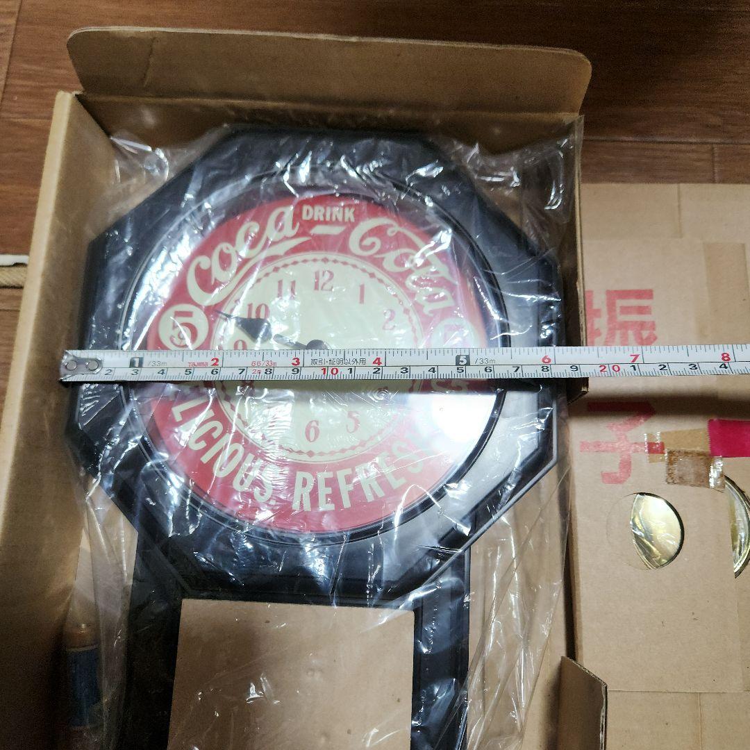 Coca-Cola 壁掛け時計ヴィンテージ振子時計