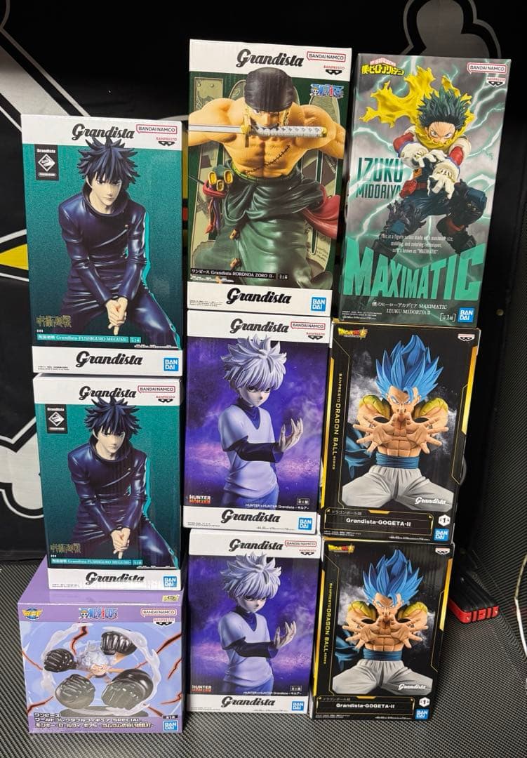 ワンピース　最新プライズ　キルア　ゴジータ　ゾロ　伏黒恵　ギア5 フィギュア