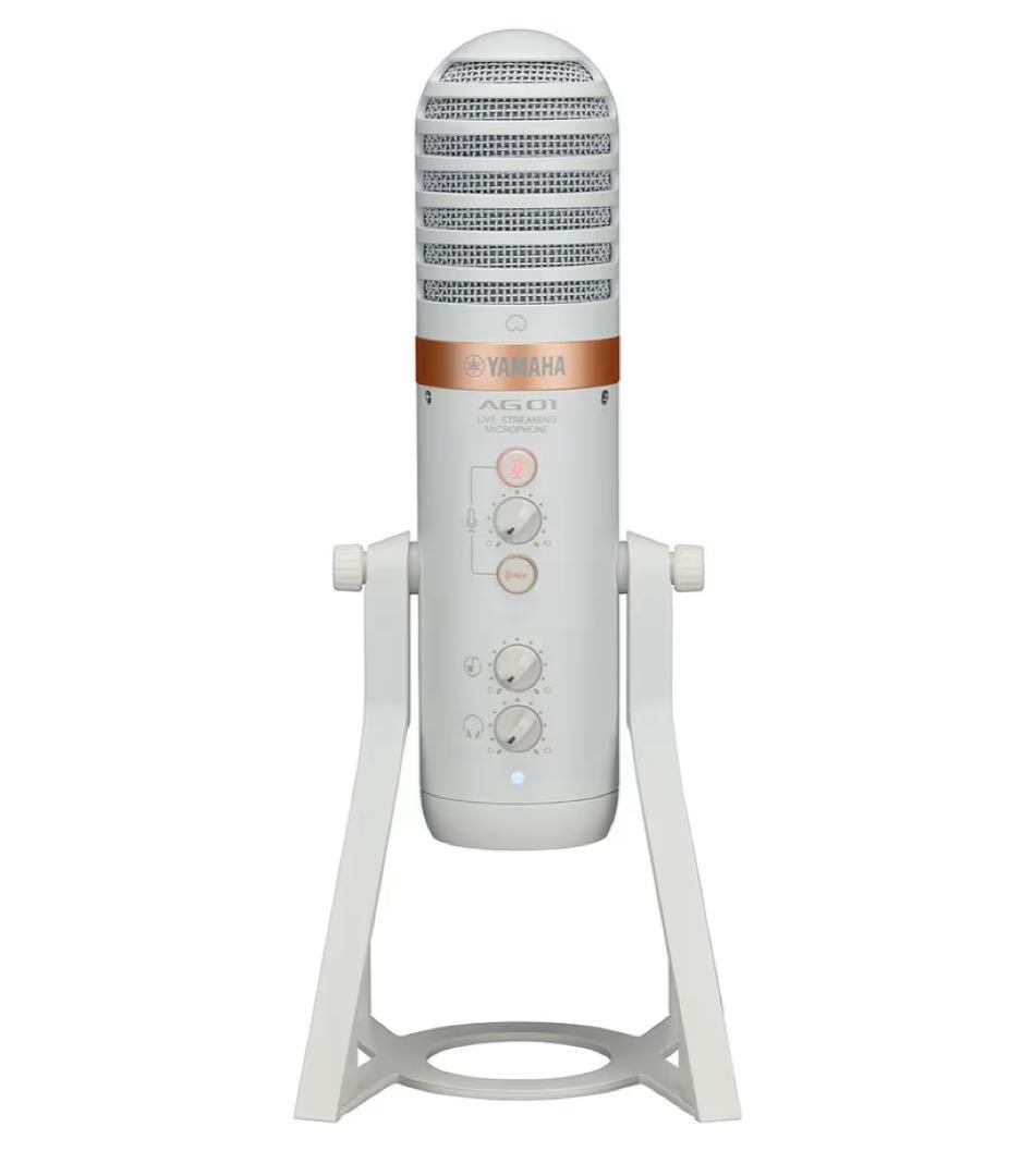 511466 ヤマハ ライブストリーミングマイクロフォン ホワイトAG01 W