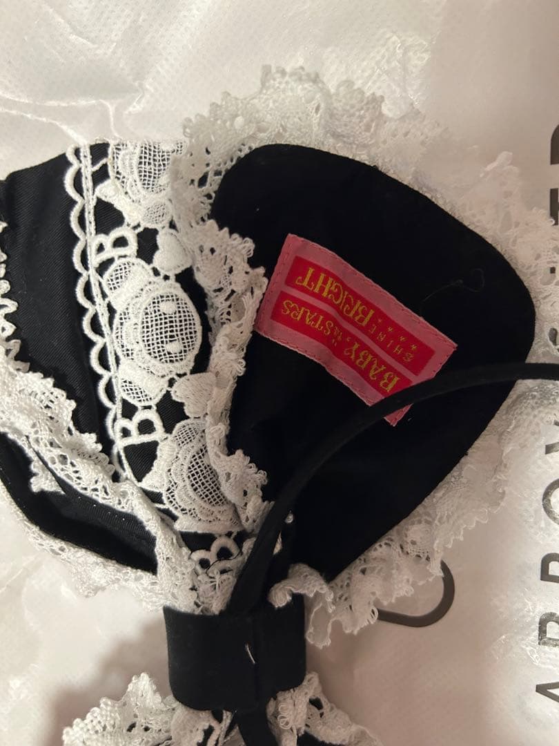 ベイビーザスターズシャインブライト くみゃちゃんカチューシャ 黒白