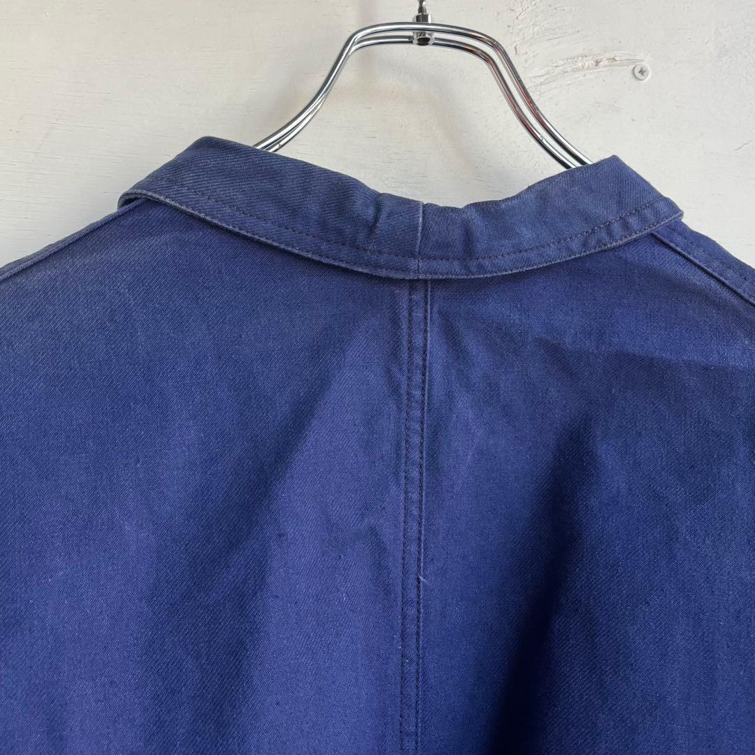 60s フレンチ カバーオール ワークジャケット ユーロ ヴィンテージ 古着