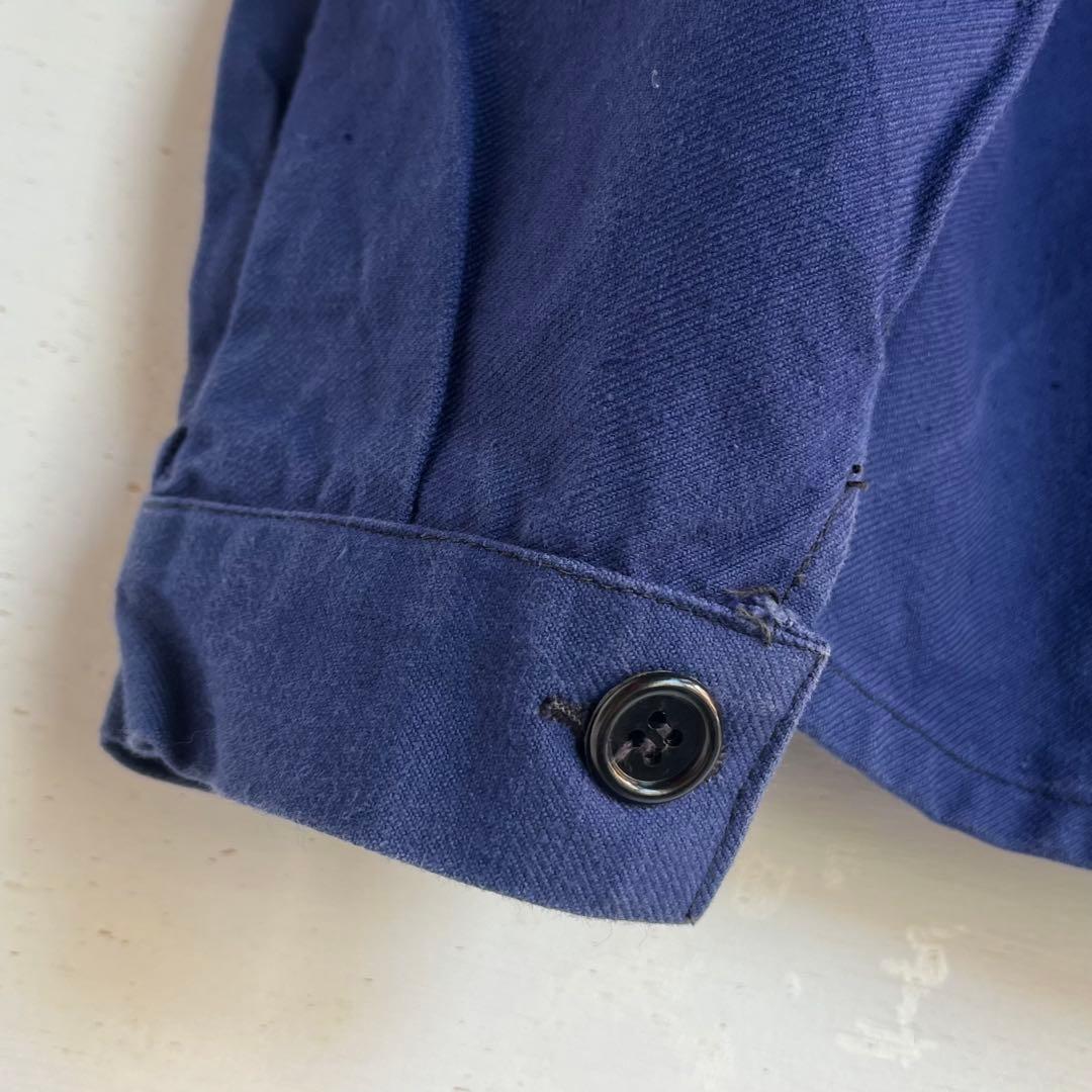 60s フレンチ カバーオール ワークジャケット ユーロ ヴィンテージ 古着