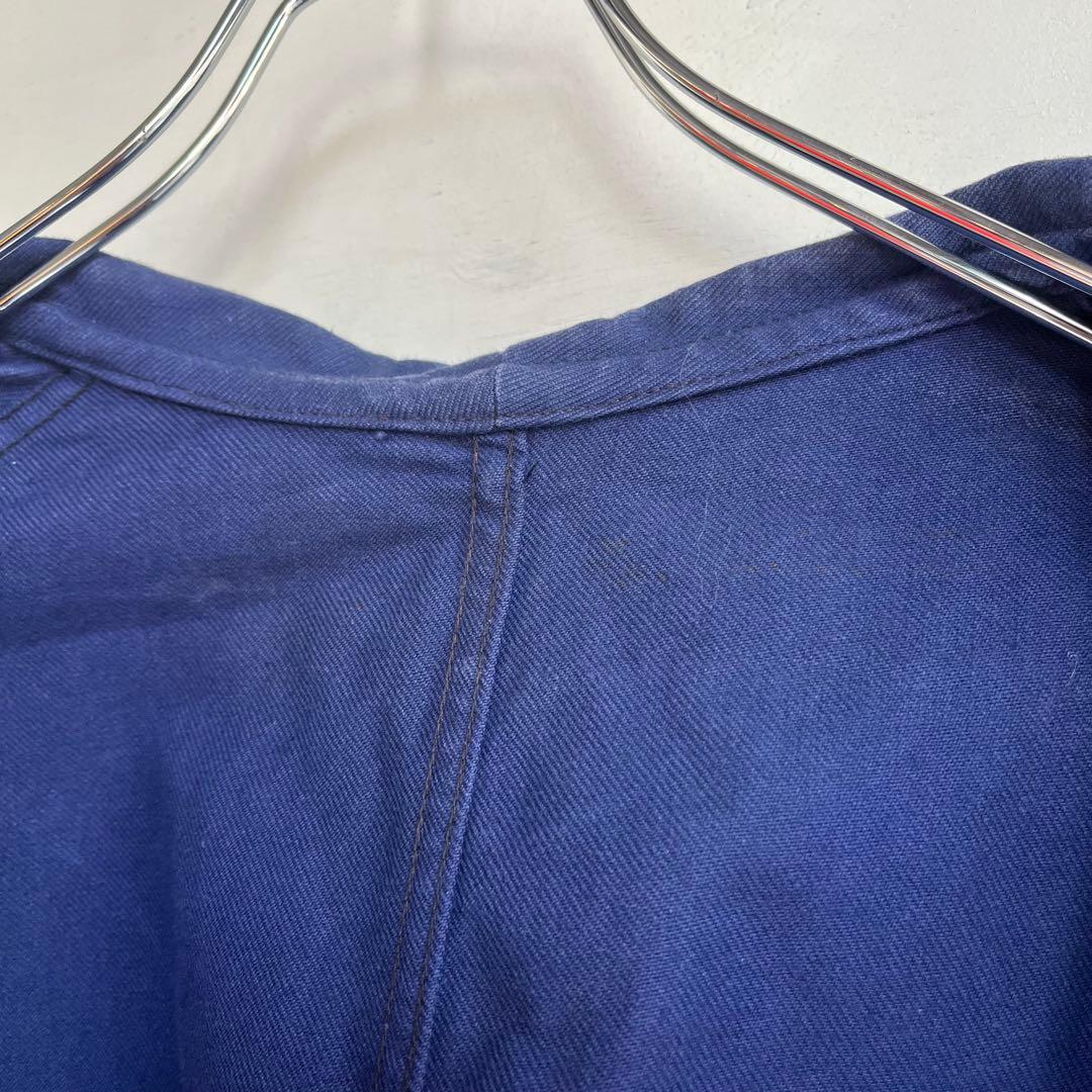 60s フレンチ カバーオール ワークジャケット ユーロ ヴィンテージ 古着