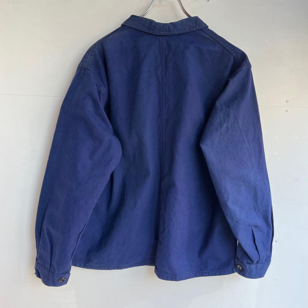 60s フレンチ カバーオール ワークジャケット ユーロ ヴィンテージ 古着