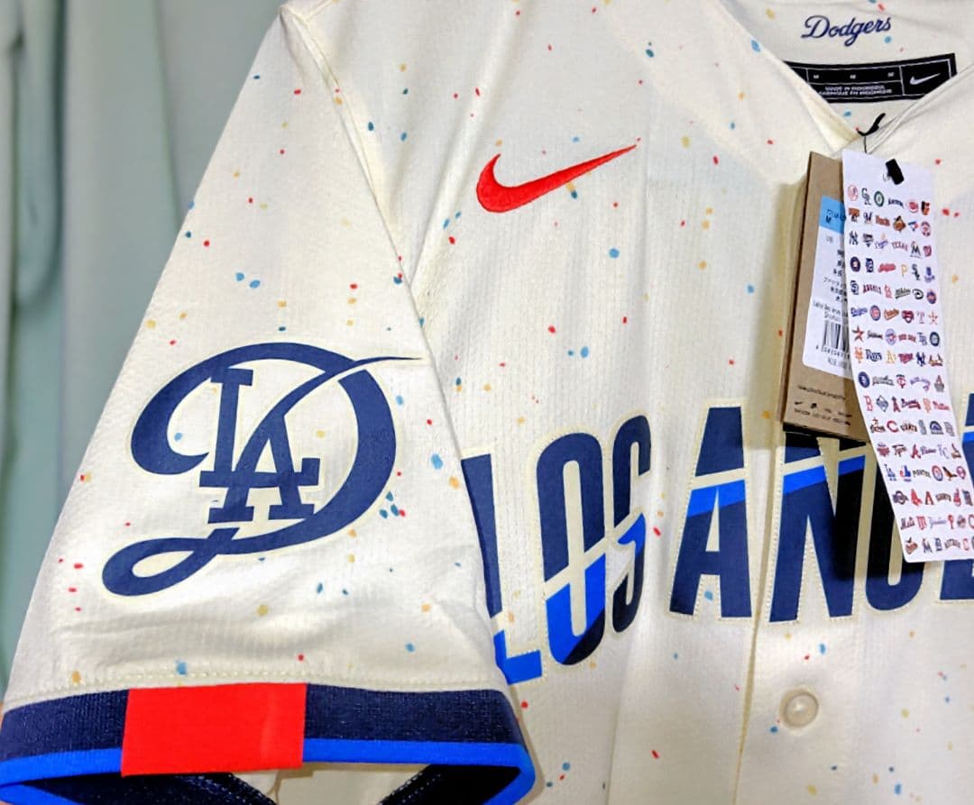 ★タグ付新品未使用★大谷翔平ドジャースシティコネクトユニフォーム MLB正規品