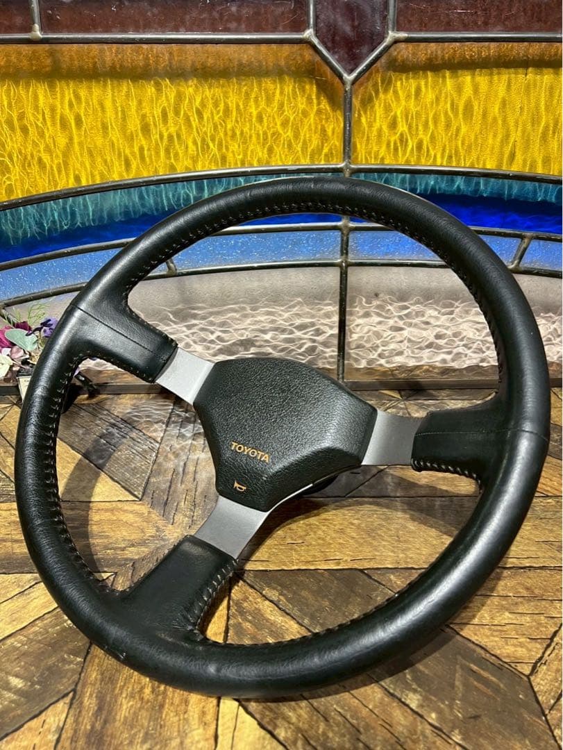 n*）様 希少 トヨタ AE86 純正 ステアリング ハンドル 昭和レトロ 当時