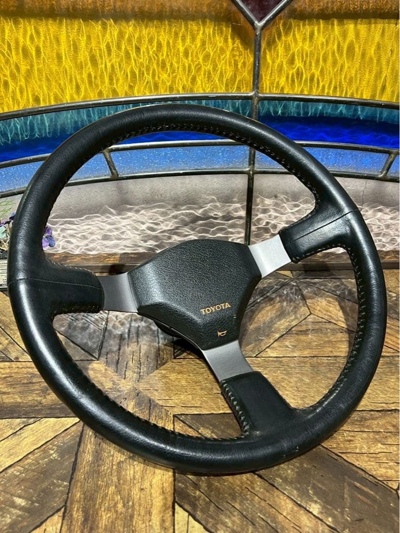 n*）様 希少 トヨタ AE86 純正 ステアリング ハンドル 昭和レトロ 当時