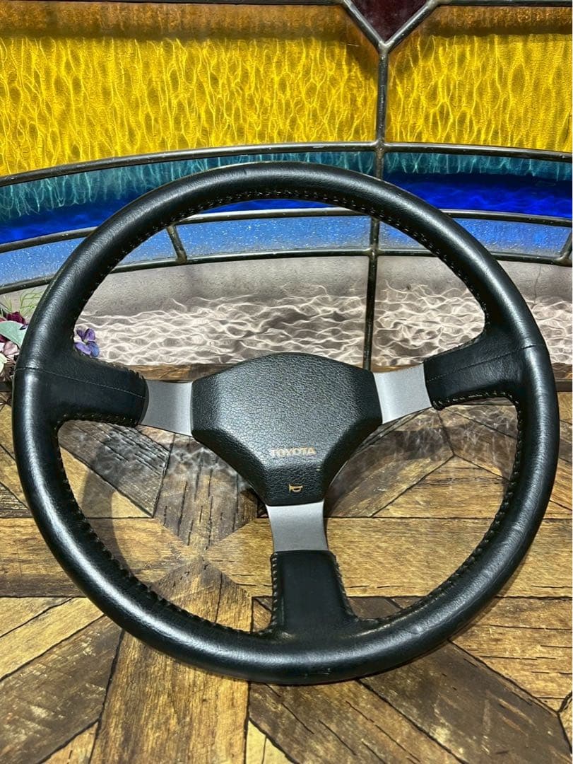 n*）様 希少 トヨタ AE86 純正 ステアリング ハンドル 昭和レトロ 当時