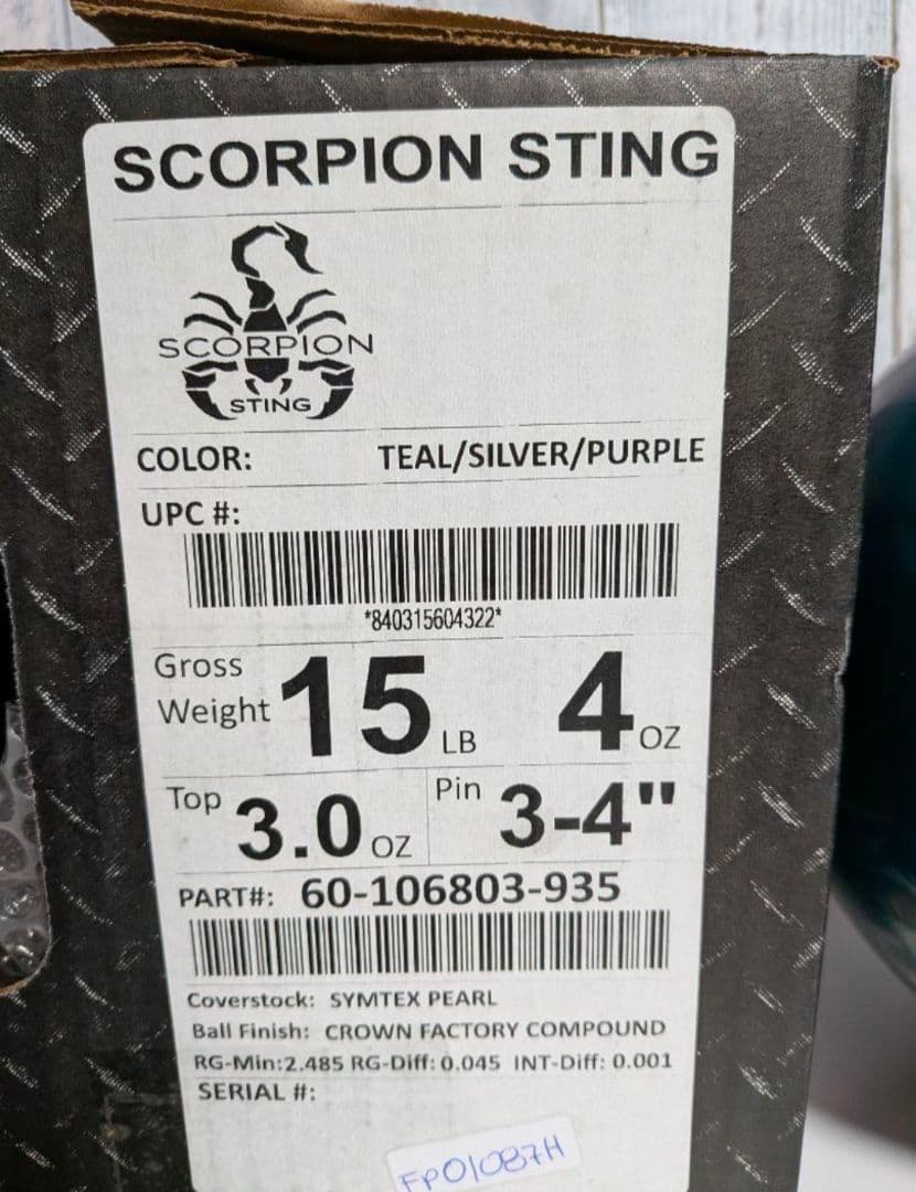 新品 15P SCORPION STING Hammer