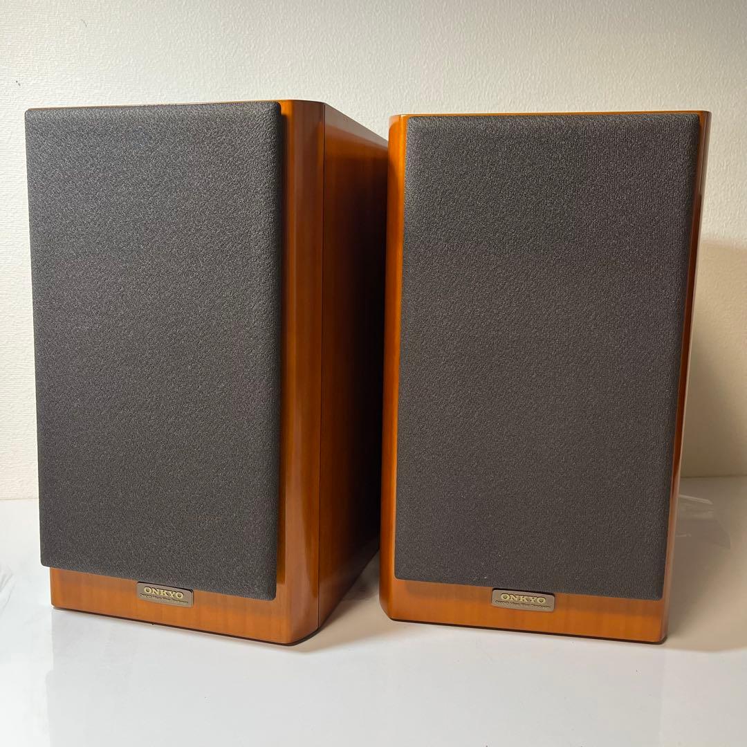 ONKYO D-102EX スピーカー ペア 木目 美品 音出し確認済み