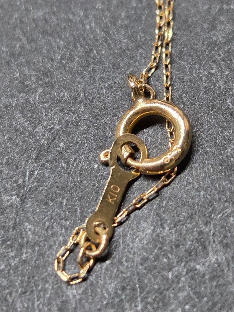 10K 1粒ダイヤ ネックレス