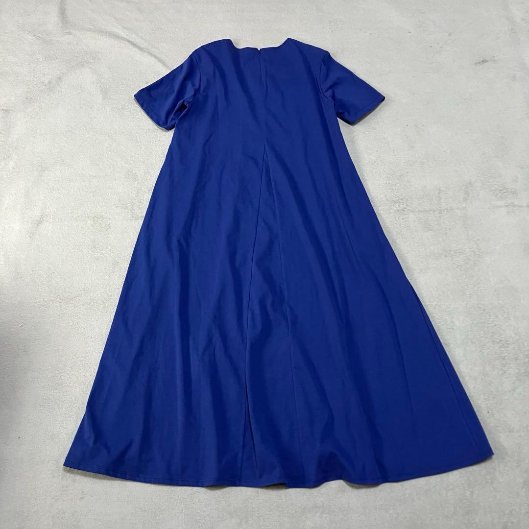 新品タグ付 23区 IT TEE フレア ワンピース ブルー 38サイズ