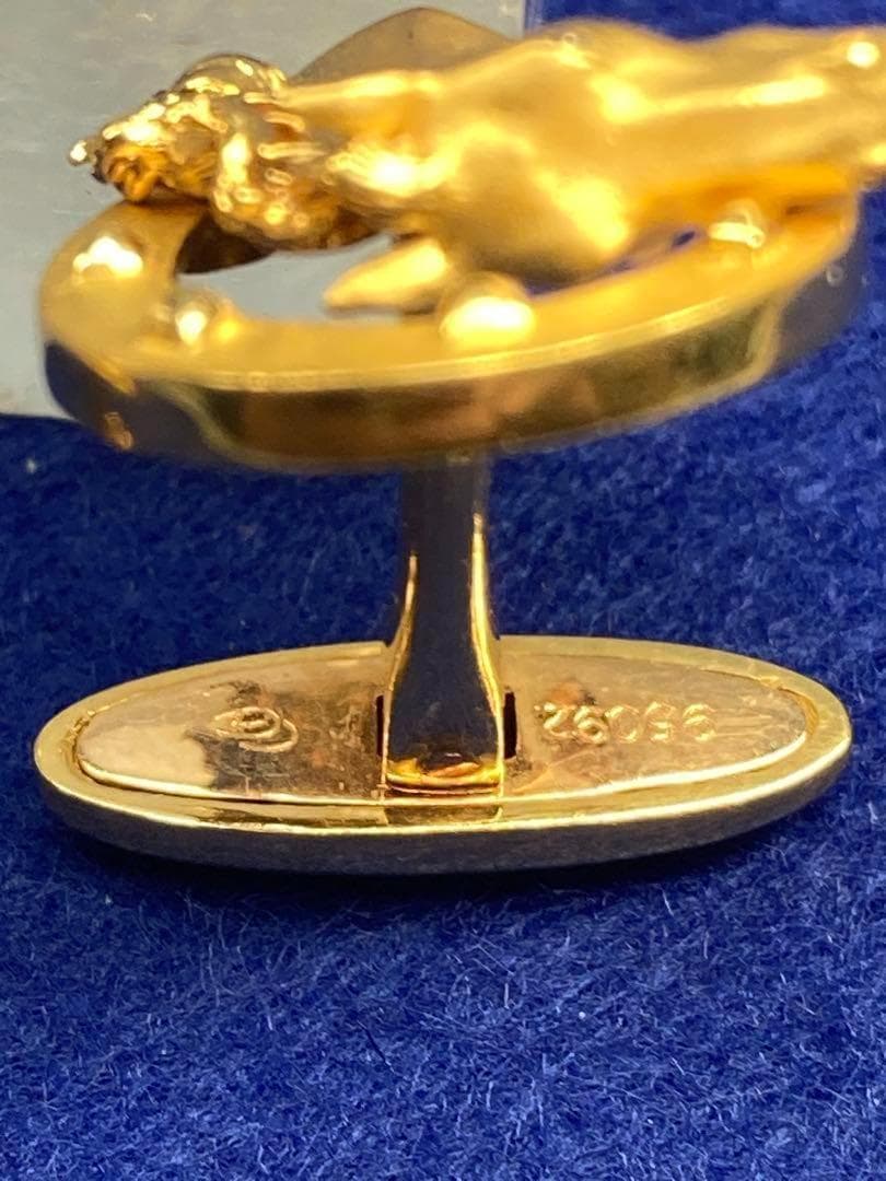 ア*ラ様 ≫★K18YG≪【Carrera y Carrera】ホースシューカフ