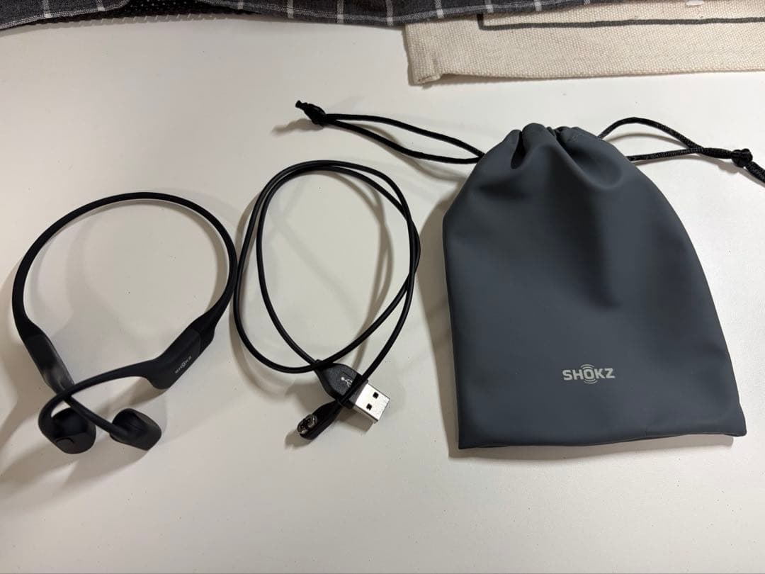 Shokz (ショックス) OpenRun 骨伝導イヤホン ワイヤレス