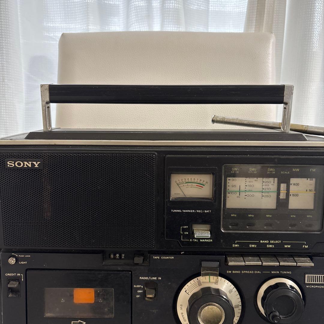 ソニー CF-5950 スカイセンサーモノラルラジオカセットコーダー