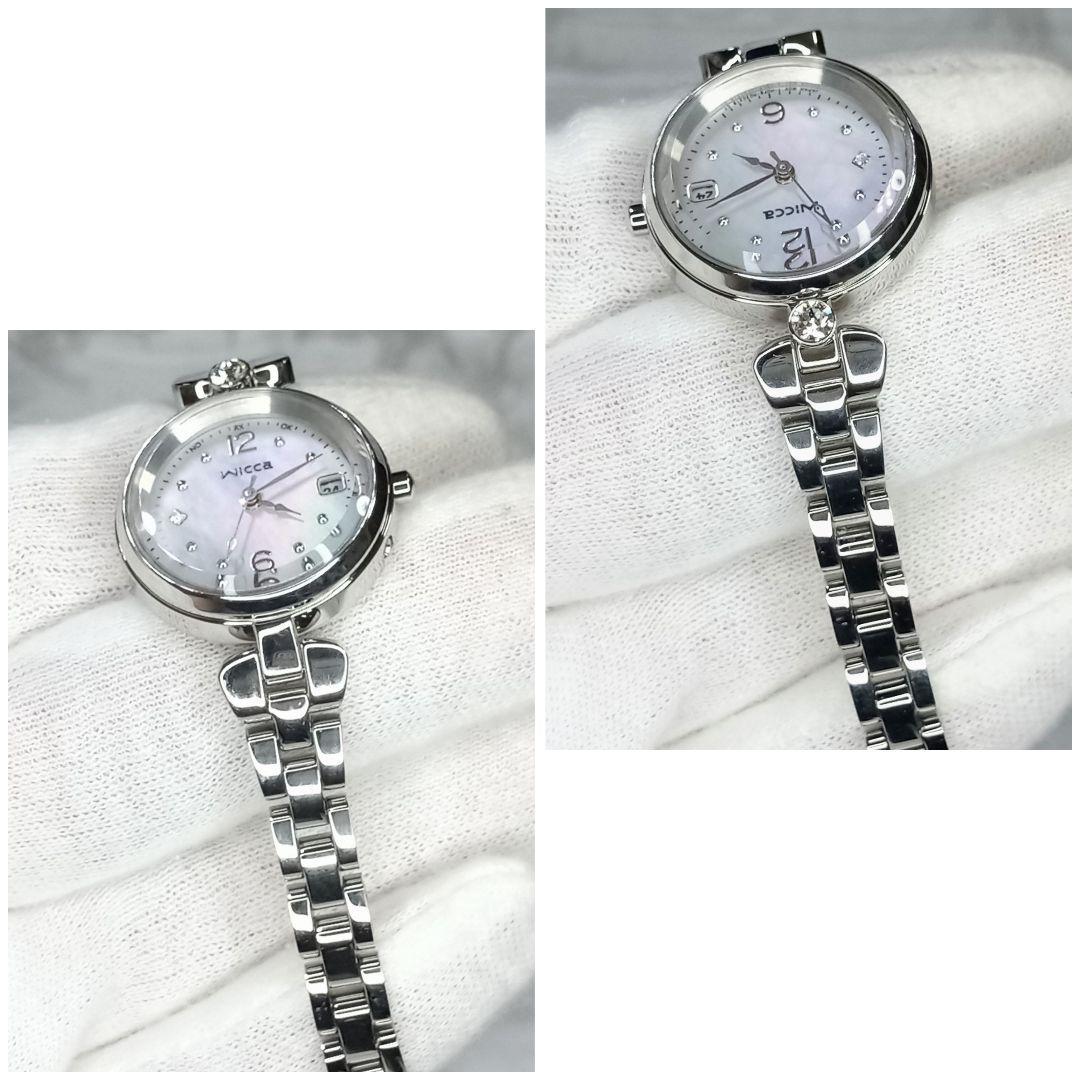 【CITIZEN】wicca/ウィッカ/電波時計/ソーラテック電波/レディース